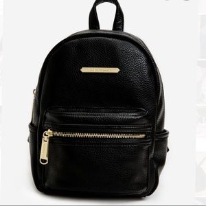 Steve Madden Authentic Black Mini Backpack